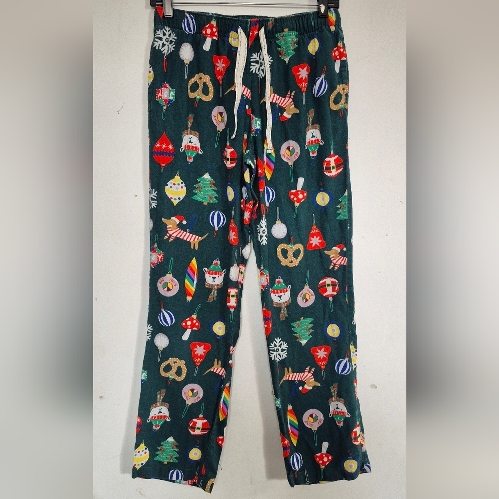 Old Navy Women Pajama Bottoms with Holiday Print